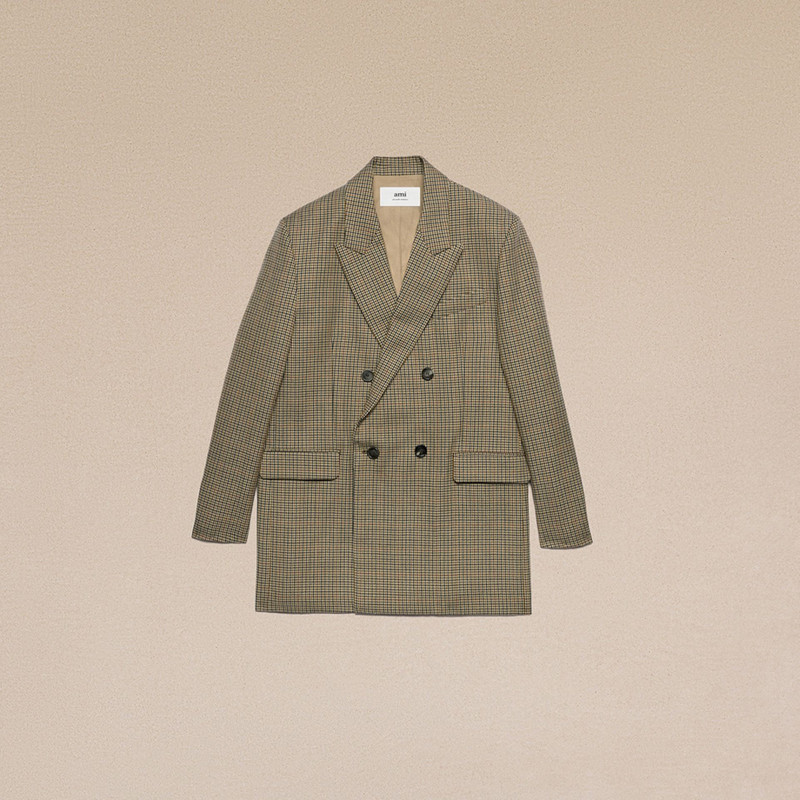 AMI Paris Double Breasted Oversized Jacket outlook