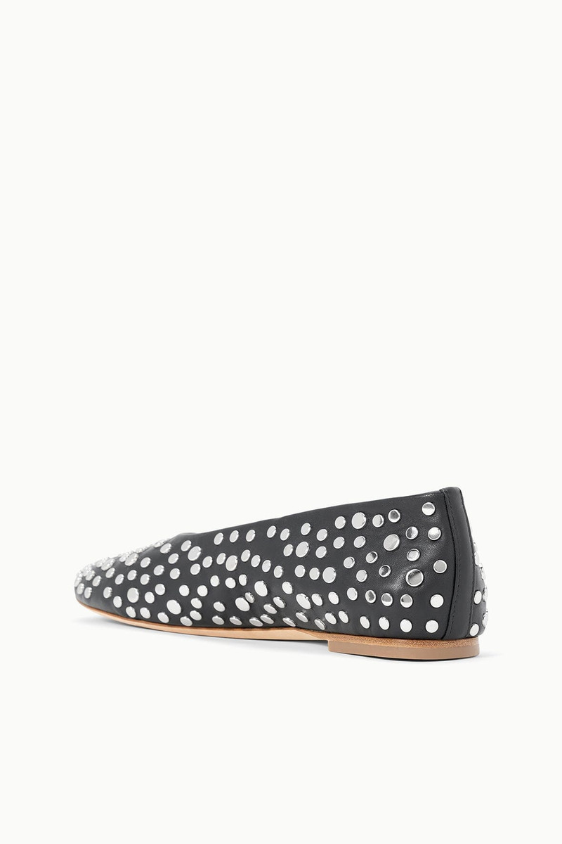 STAUD ALBA BALLET FLAT RIVETS 5