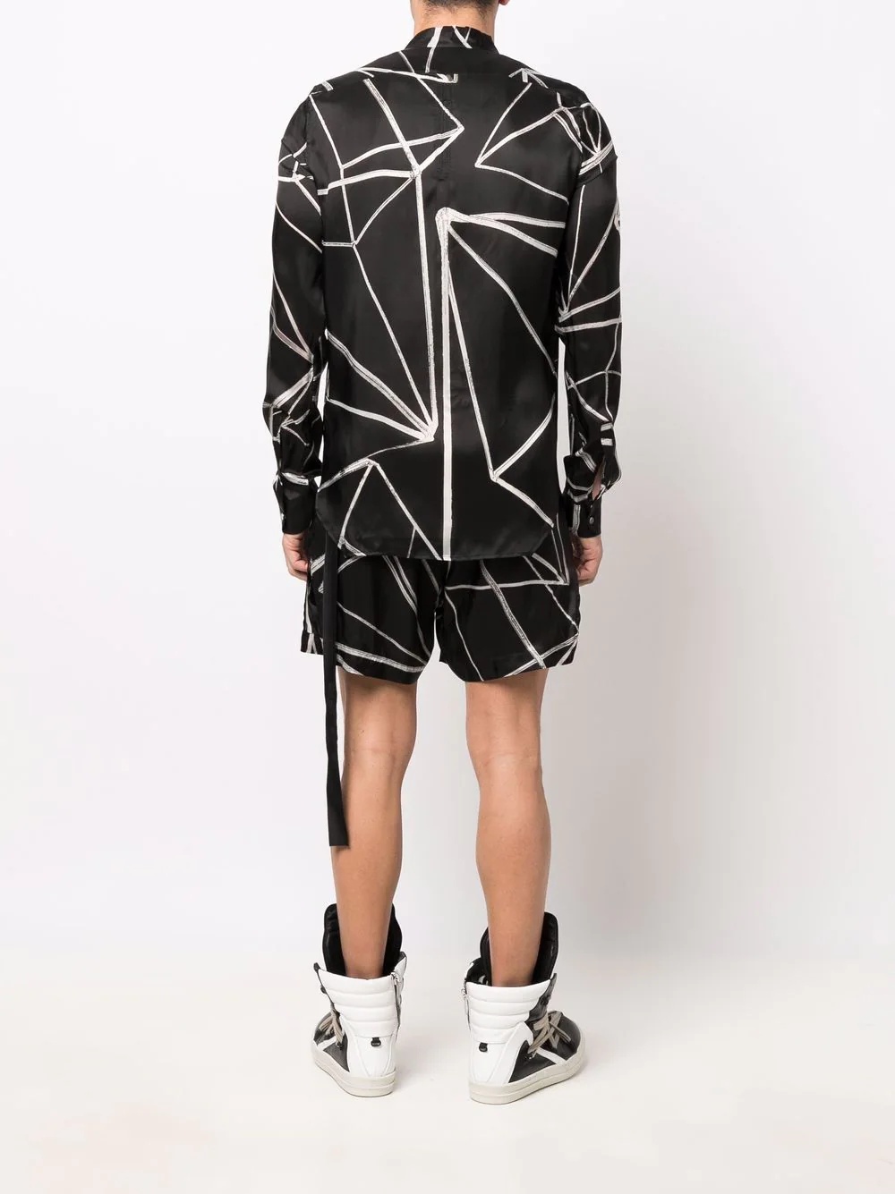 Golf abstract-pattern longsleeved shirt - 4