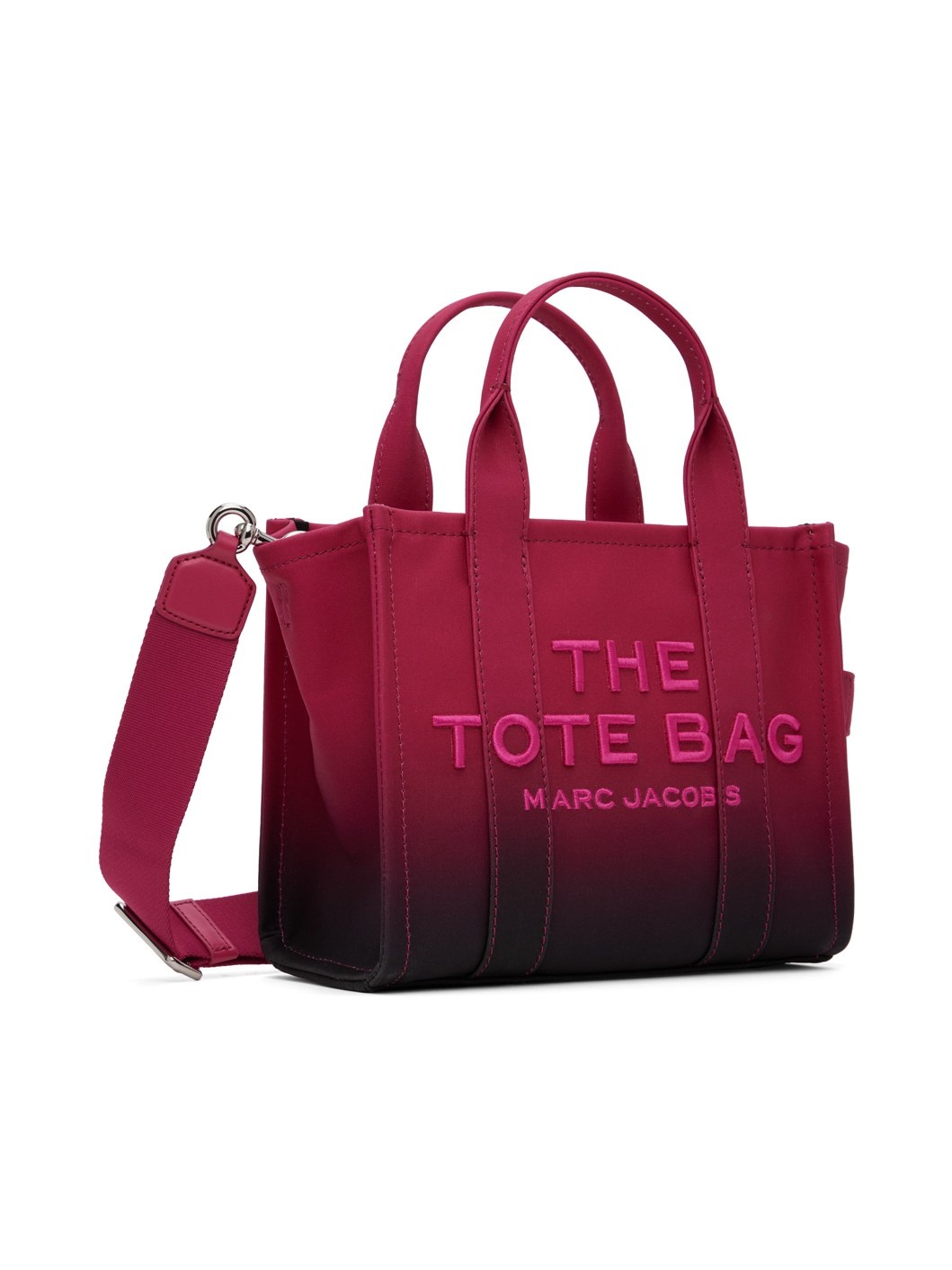 Pink & Black 'The Ombré Coated Canvas Small' Tote - 2