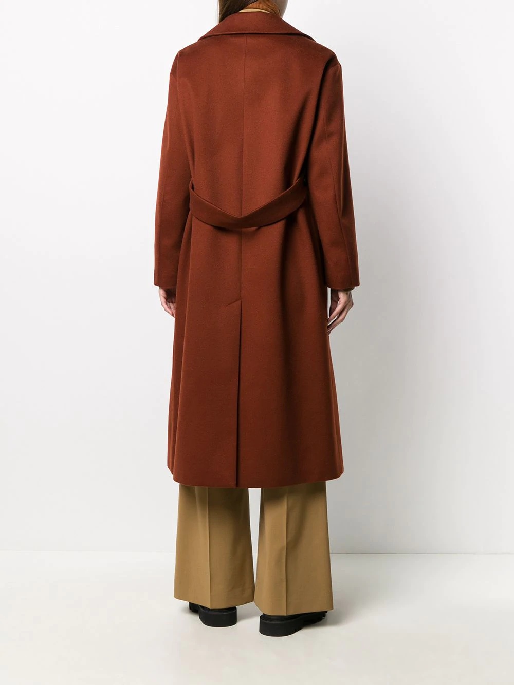 Ferness cashmere wrap coat - 4