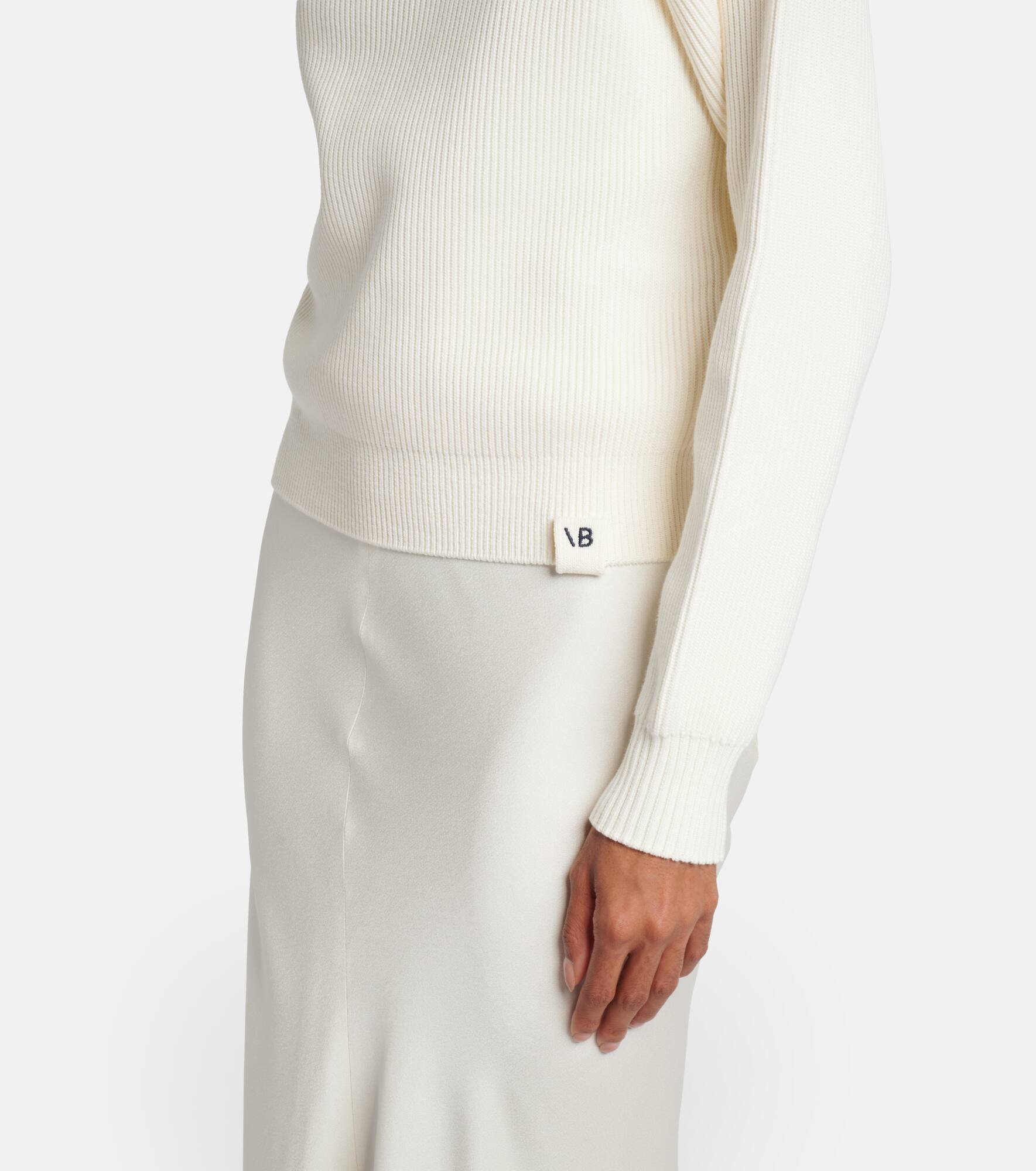 Cotton and silk-blend sweater - 6