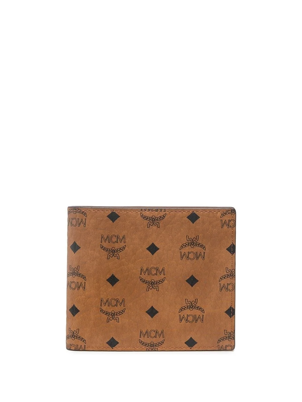 Visetos-print billfold wallet - 1