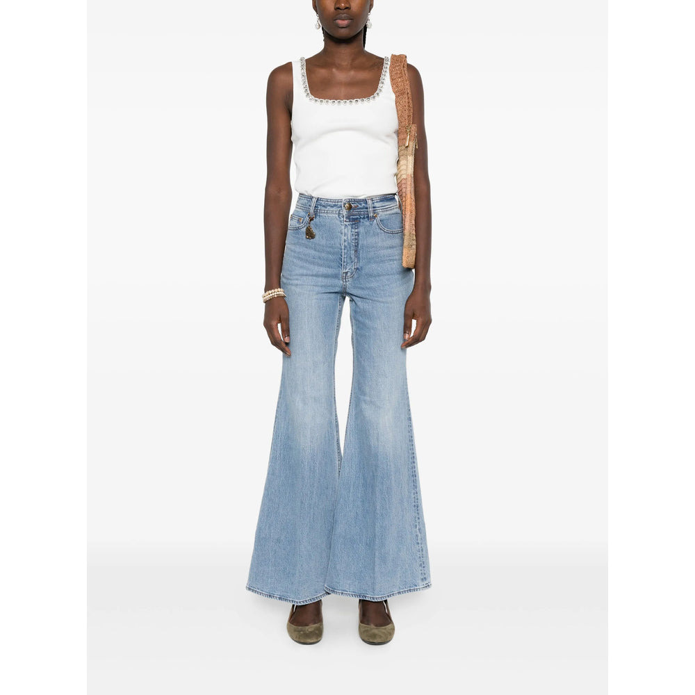 Zimmermann Blue Denim - Flared Jeans Women - 2