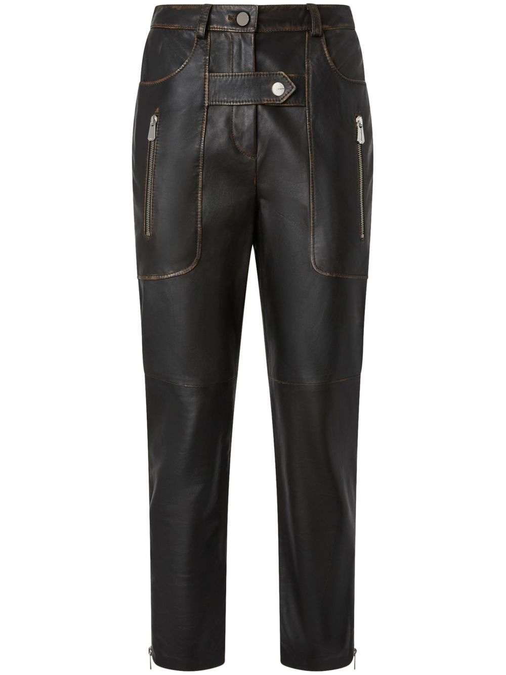 leather trousers - 1
