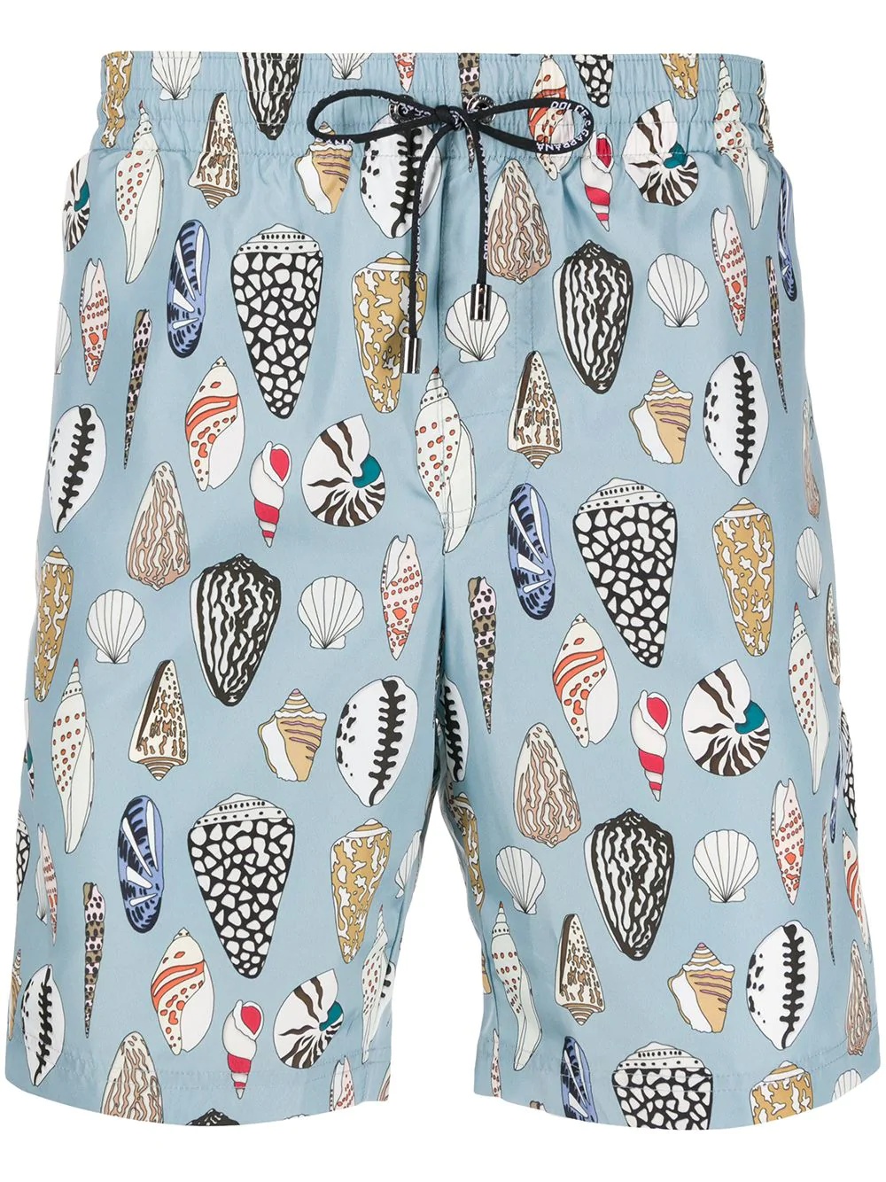 seashell print swim shorts - 1