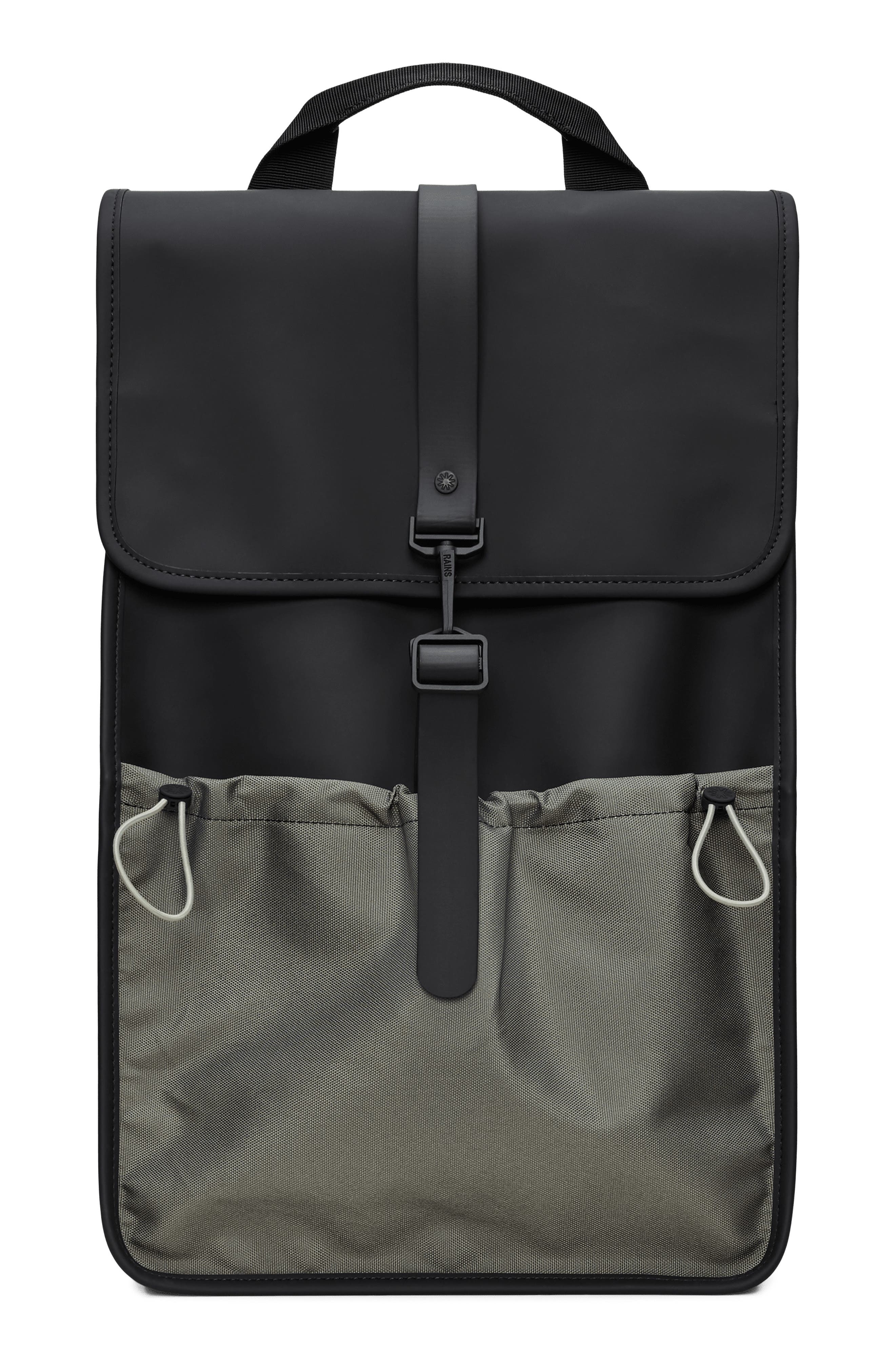 Rains Mix W3 Waterproof Backpack in Black at Nordstrom - 1
