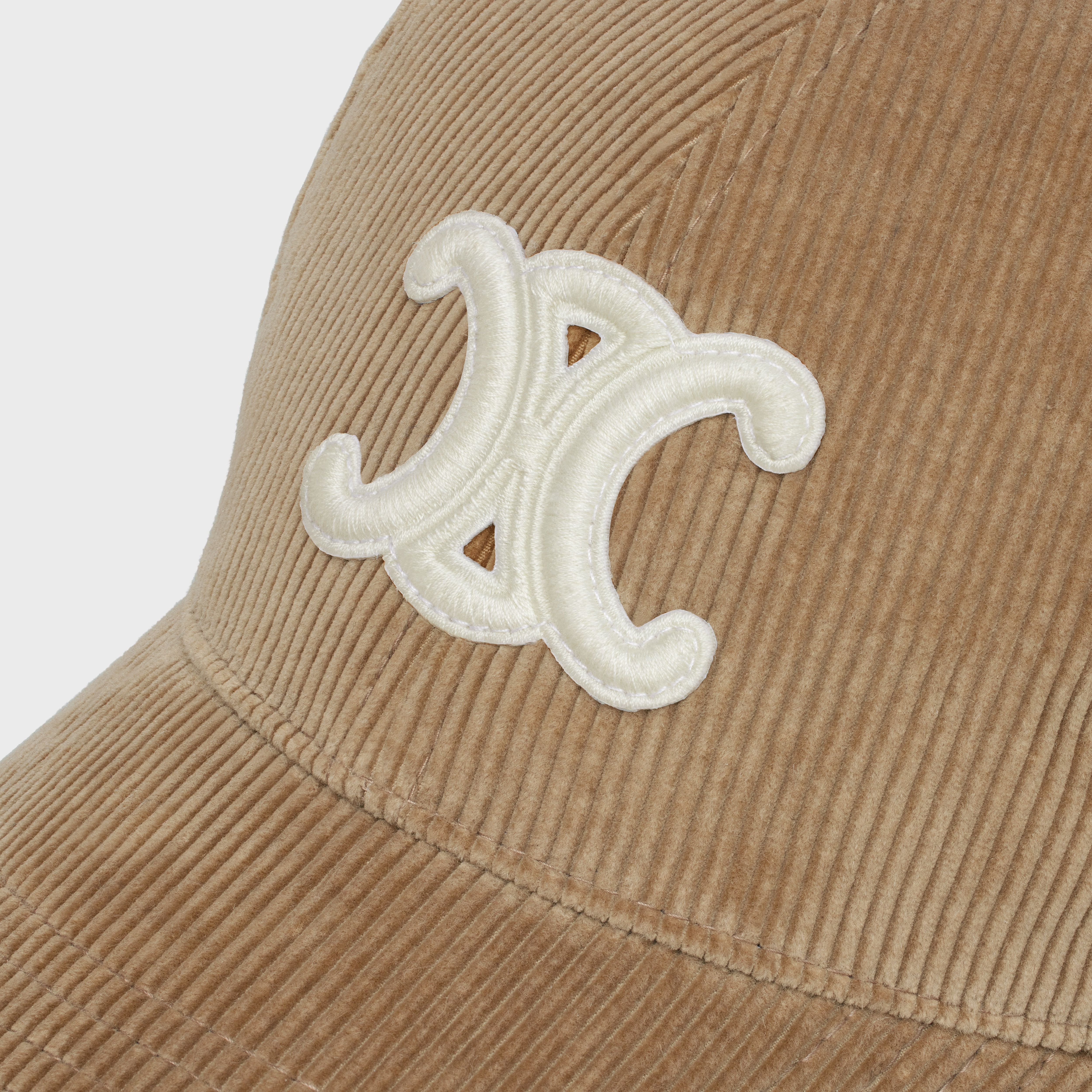 triomphe baseball cap in corduroy - 5