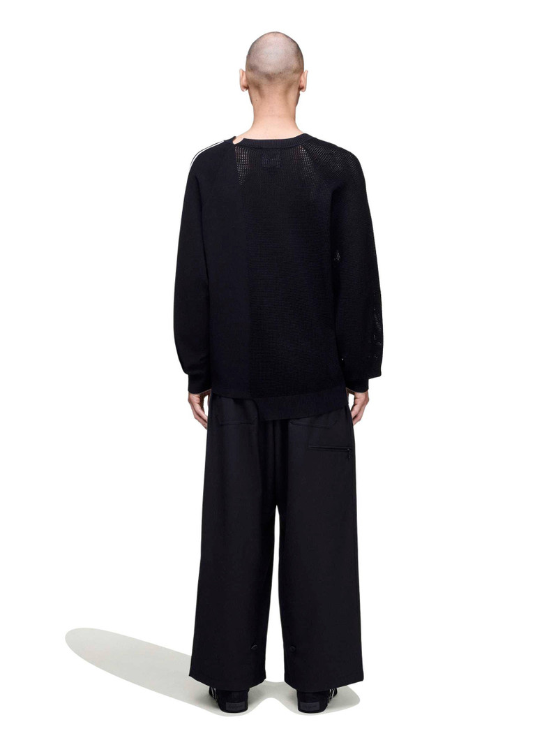 Y-3 LOGO KNIT SWEATSHIRT – BLACK 5