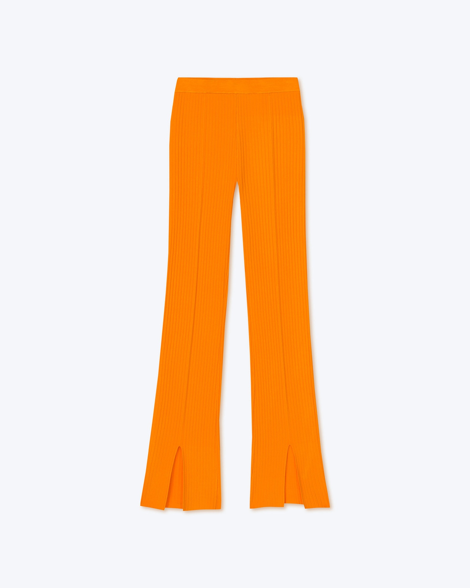 Nanushka ribbed-knit Flared Trousers - Farfetch