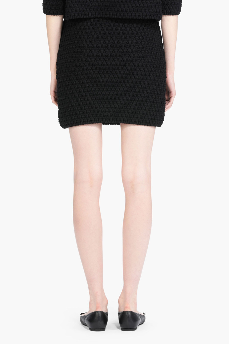 N°21 WAFFLE-KNIT MINI SKIRT outlook