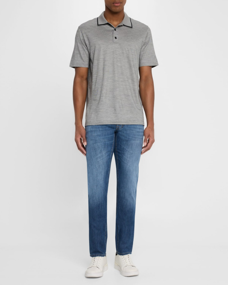 Brioni Men's Light-Wash Denim Jeans outlook