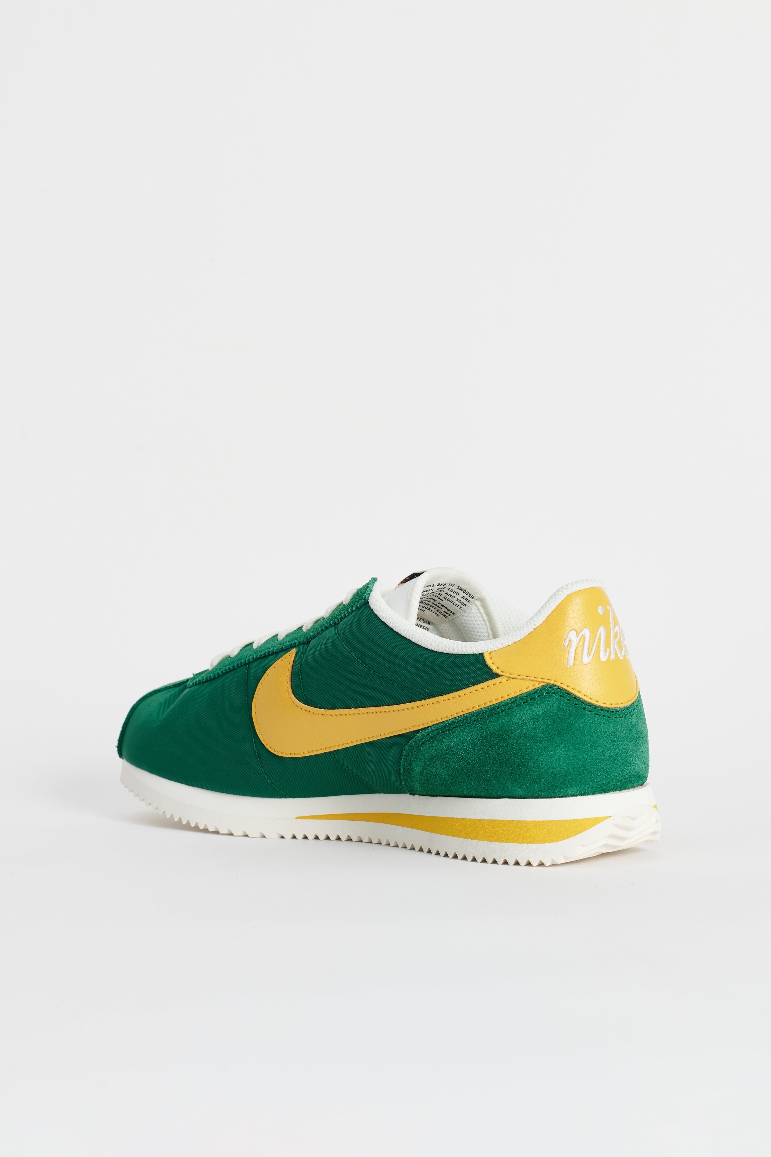 NIKE CORTEZ TEXTILE GORGE GREEN / YELLOW OCHRE - 2