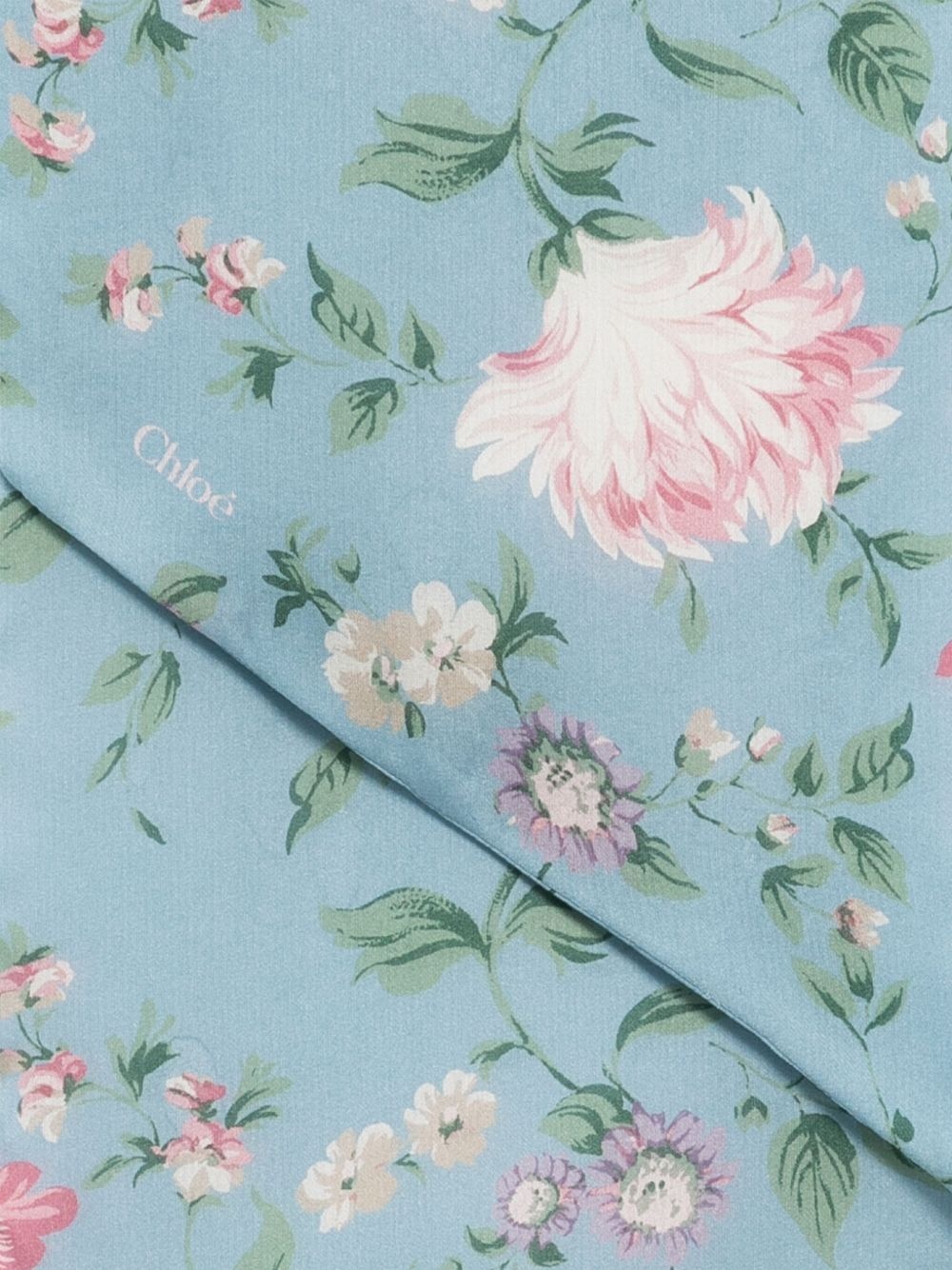 Peonies bandeau scarf - 2