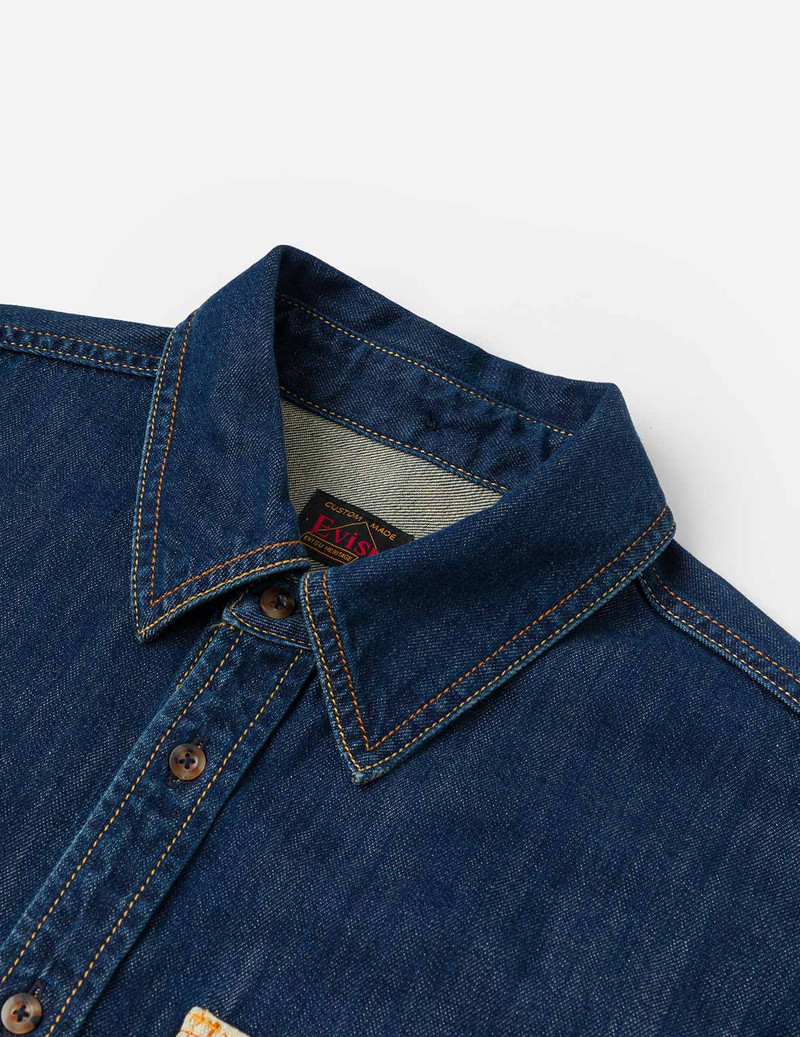 Shshiko Kamon Relax Fit Denim Shirt 12