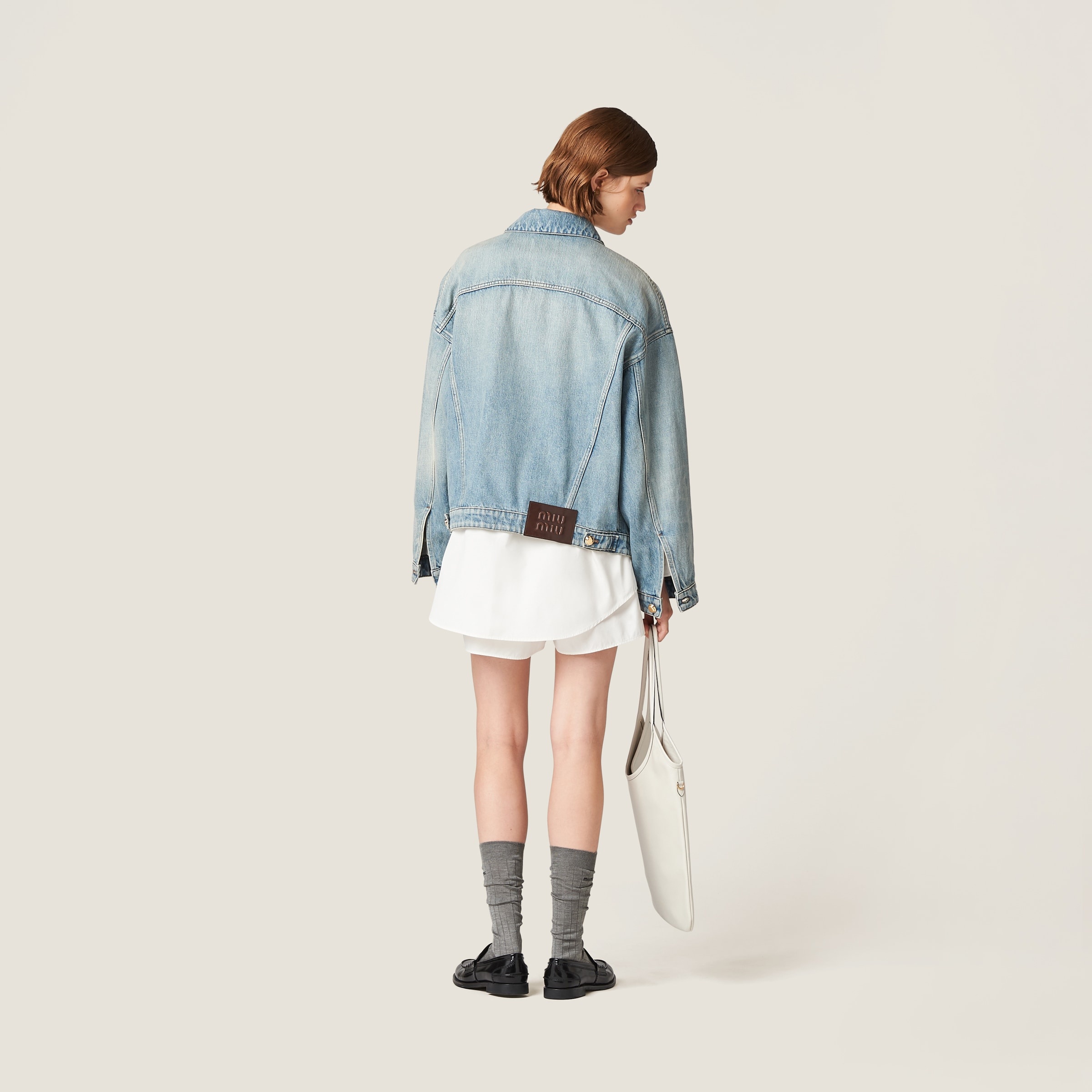 Denim blouson jacket - 3