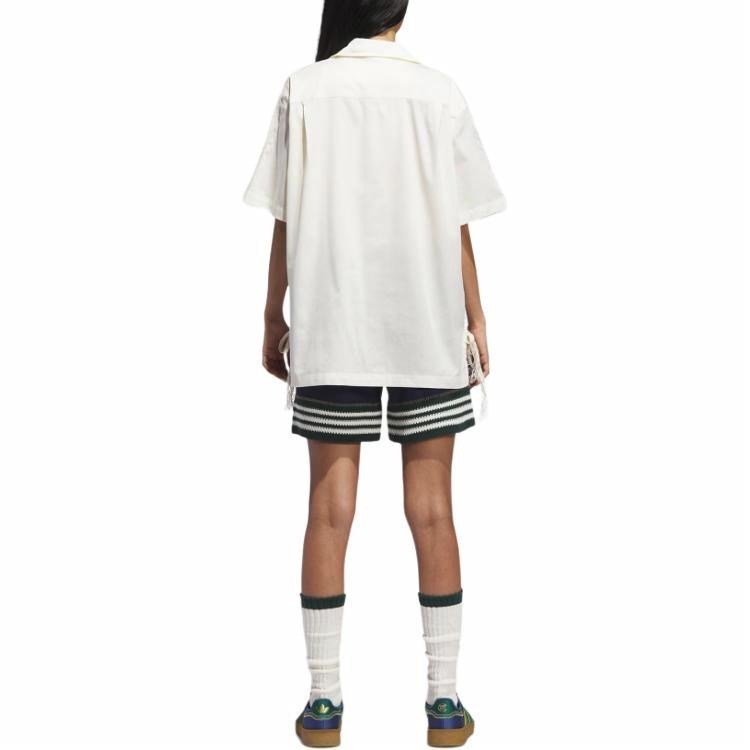 adidas x Clot Bowling Shirt 'Cream White' JP1599 - 5