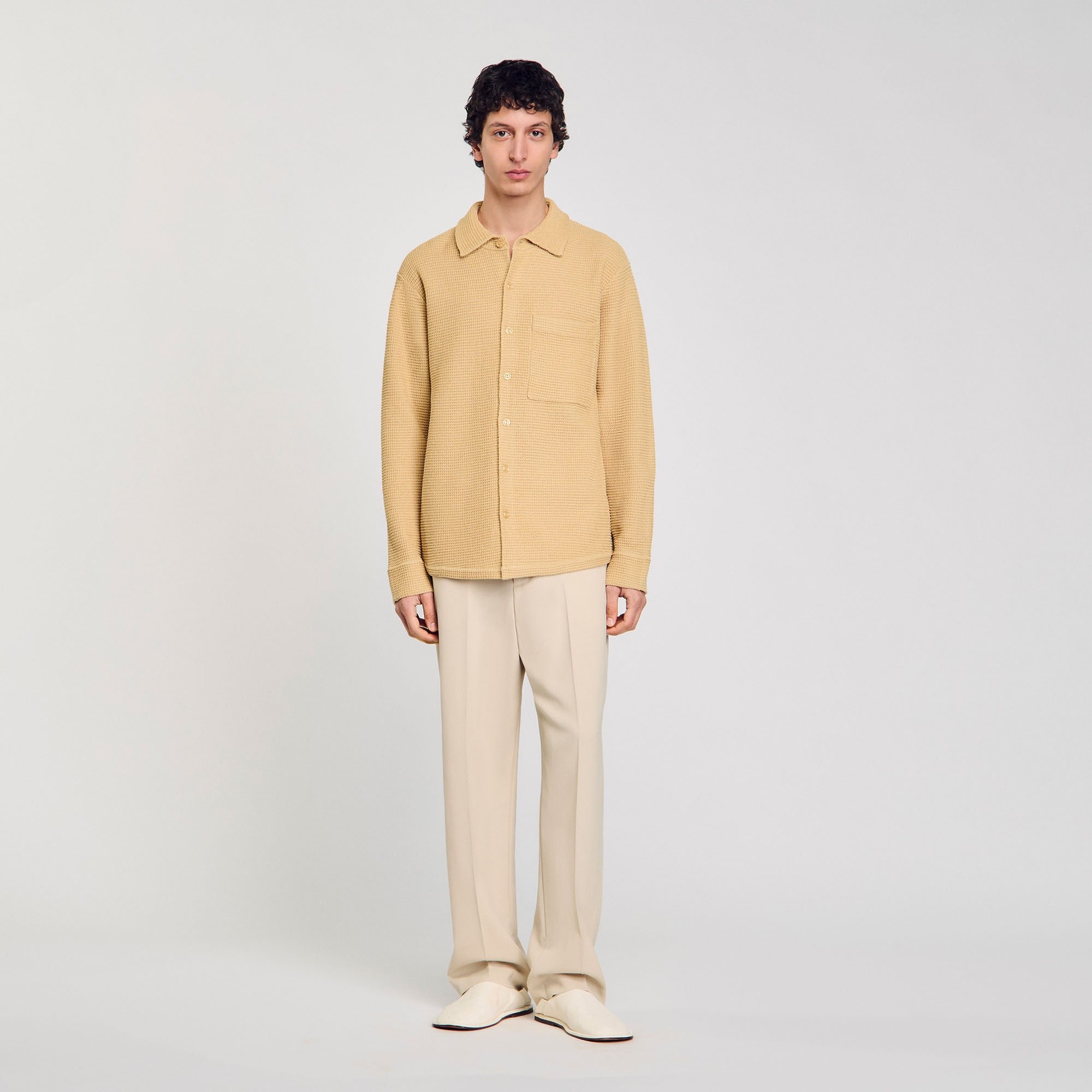 OVERSIZED KNIT SHIRT - 2