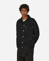 さくらい/john varvatos 46サイズ　wool 黒ピンストライ Junya Watanabe MAN Levi's® Cotton and Wool Jacket Black