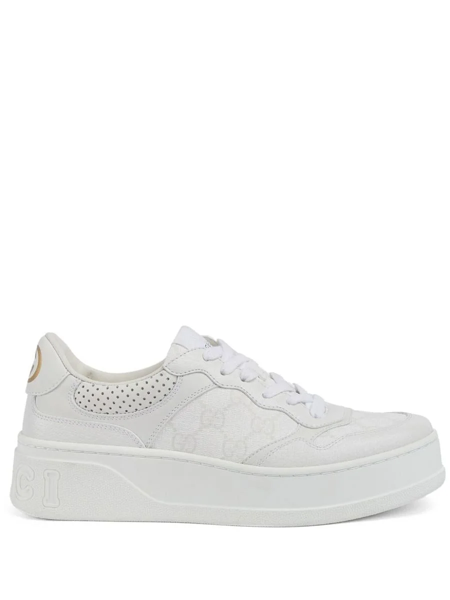 Gucci Chunky B Leather Sneakers - 1
