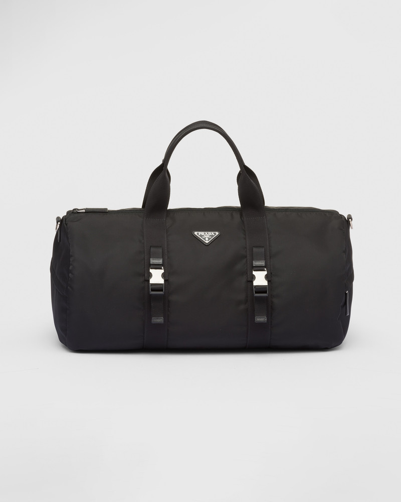 Re-Nylon and Saffiano leather duffle bag 1