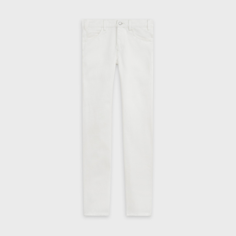 SLIM JEANS IN WHITE DENIM 1