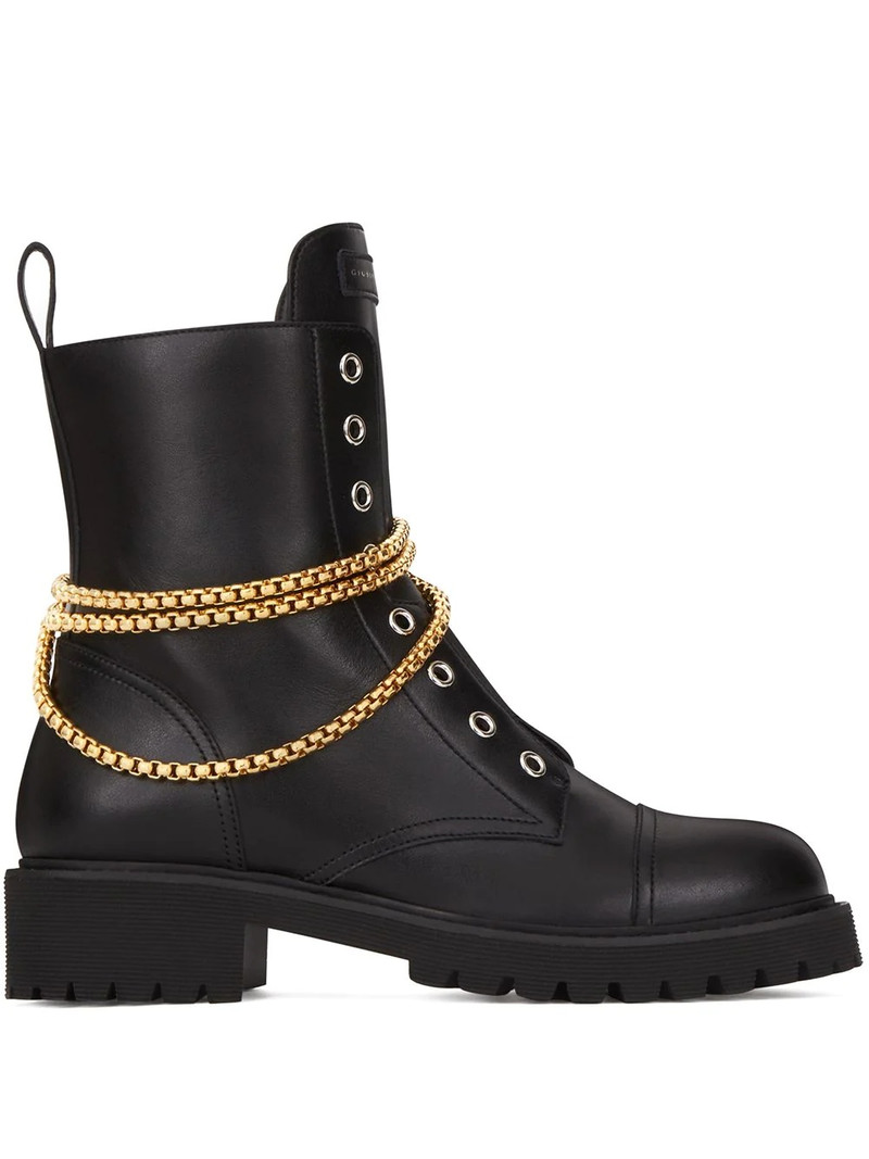 Alexa chain-detail boots 1