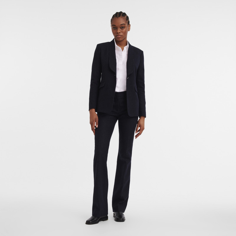 Longchamp Fall-Winter 2023 Collection Jacket Navy - OTHER outlook