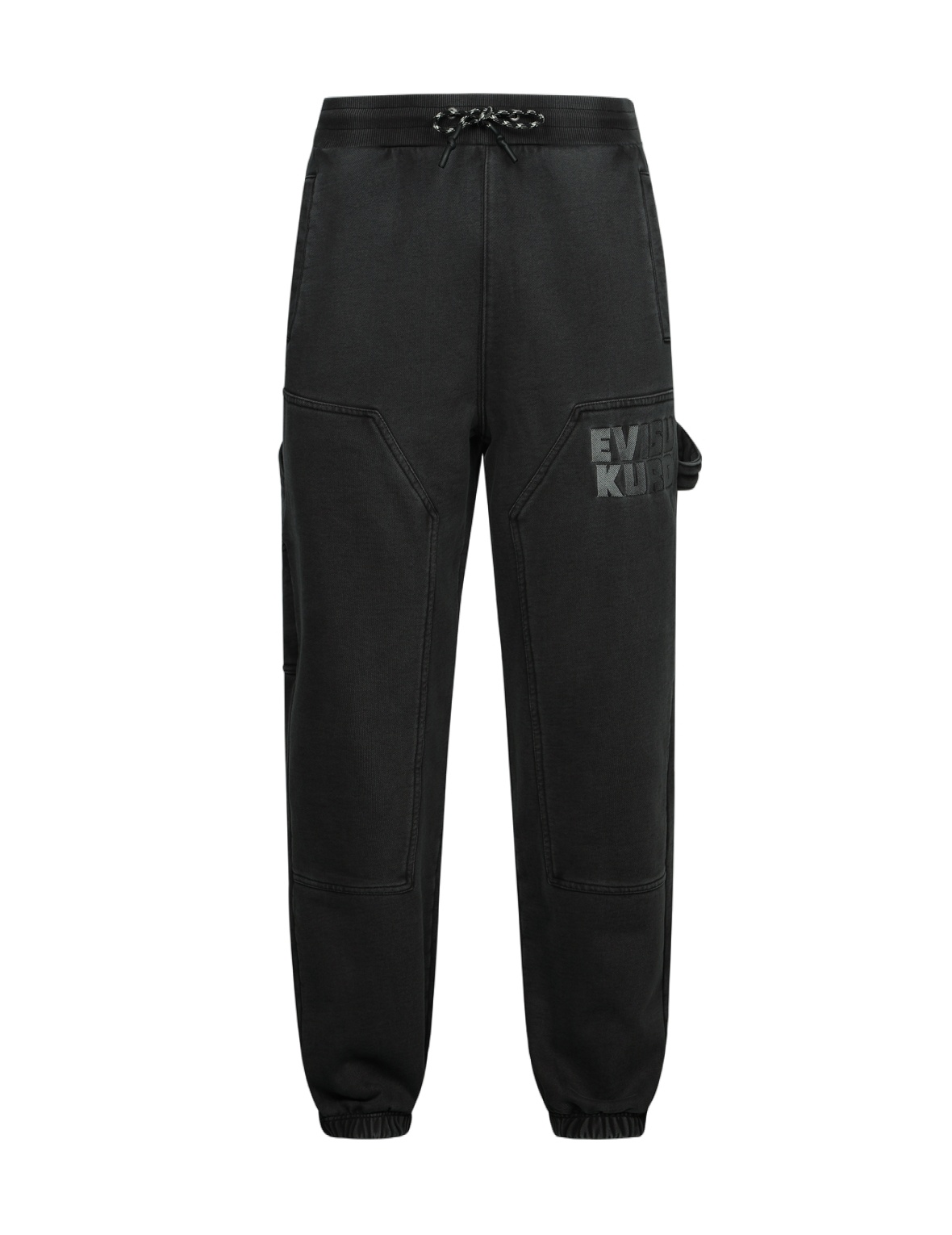 Pigment Dyed Logo and Kamon Embroidery Relax Fit Sweatpants - 13