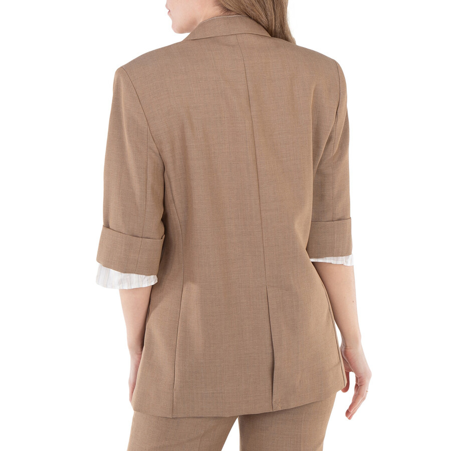 Victoria Beckham Single-Breasted Virgin Wool Jacket - 3