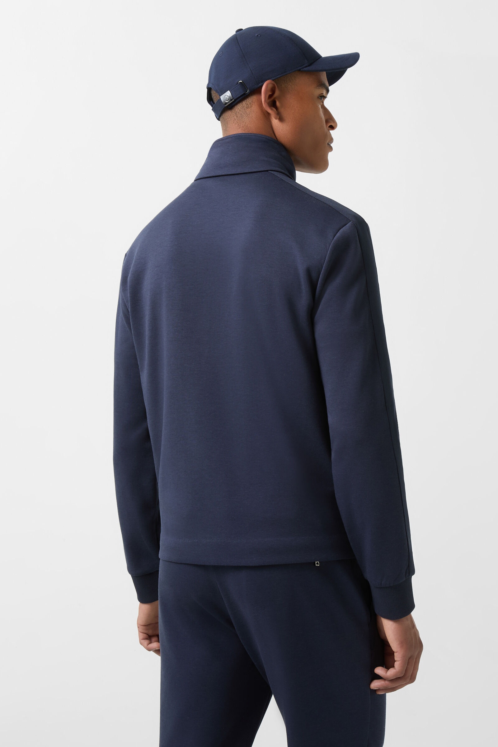 Baker Down sweatshirt jacket in Navy blue - 3