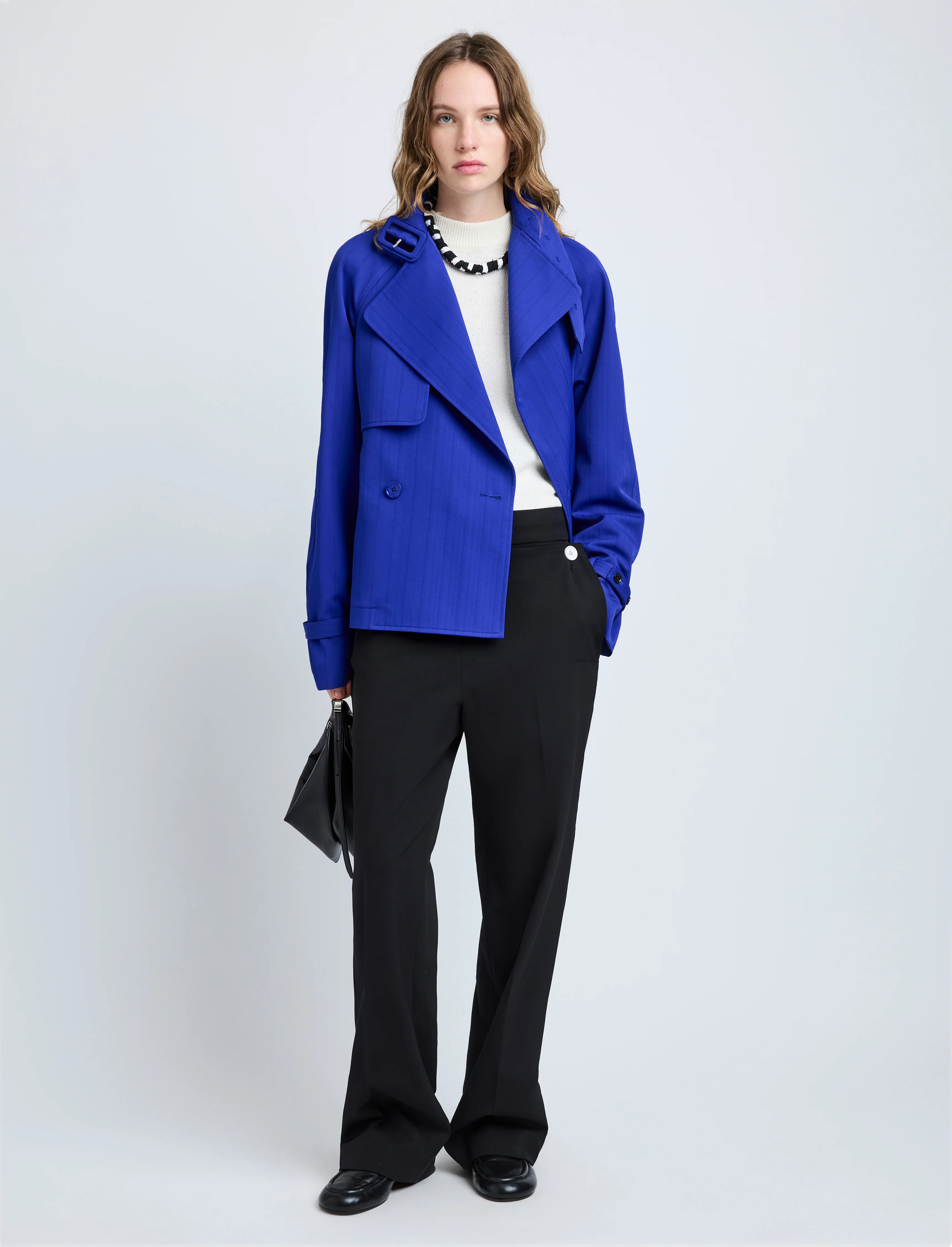 Larissa Jacket in Technical Nylon Jacquard - 3