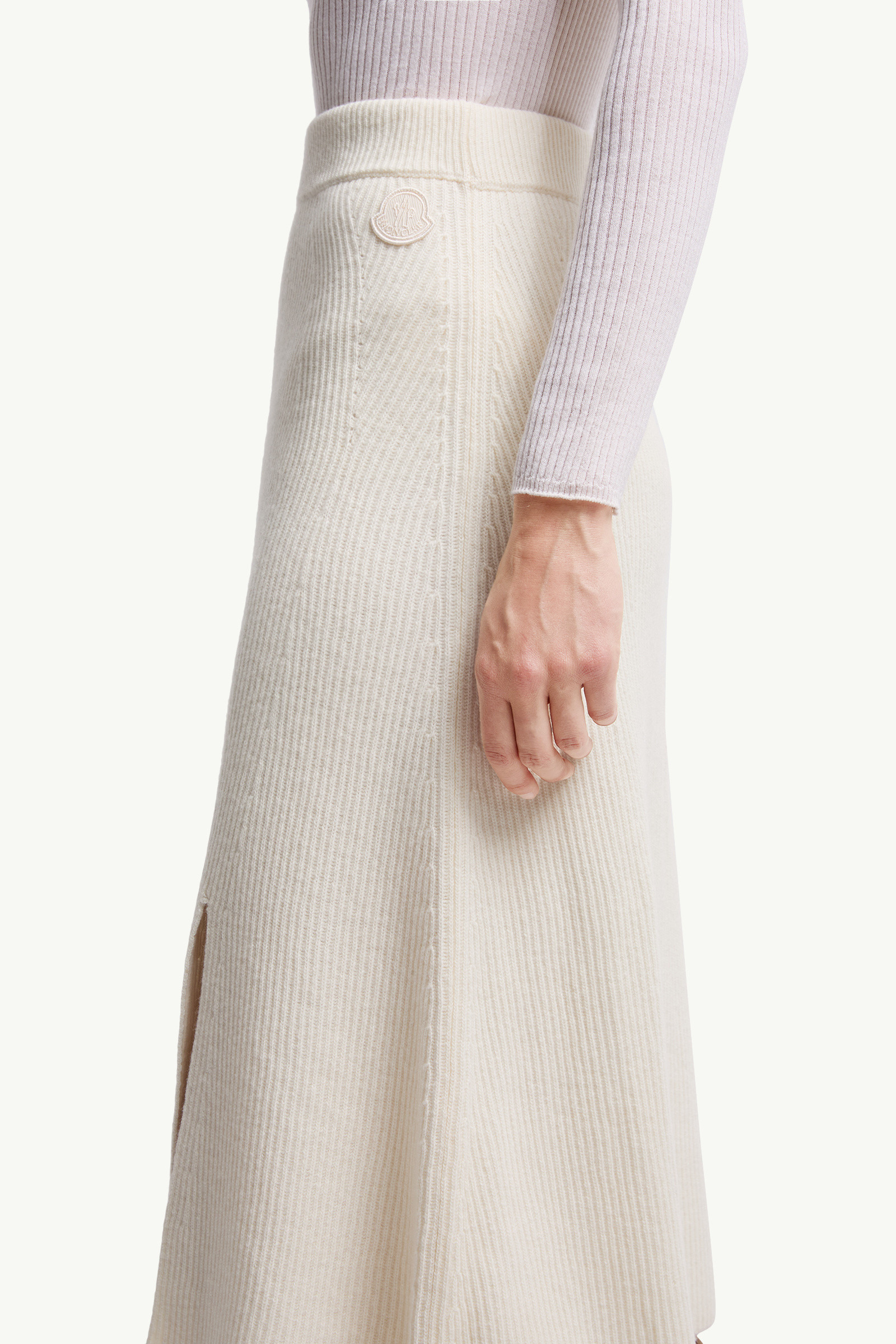 Wool & Cashmere Midi Skirt - 4