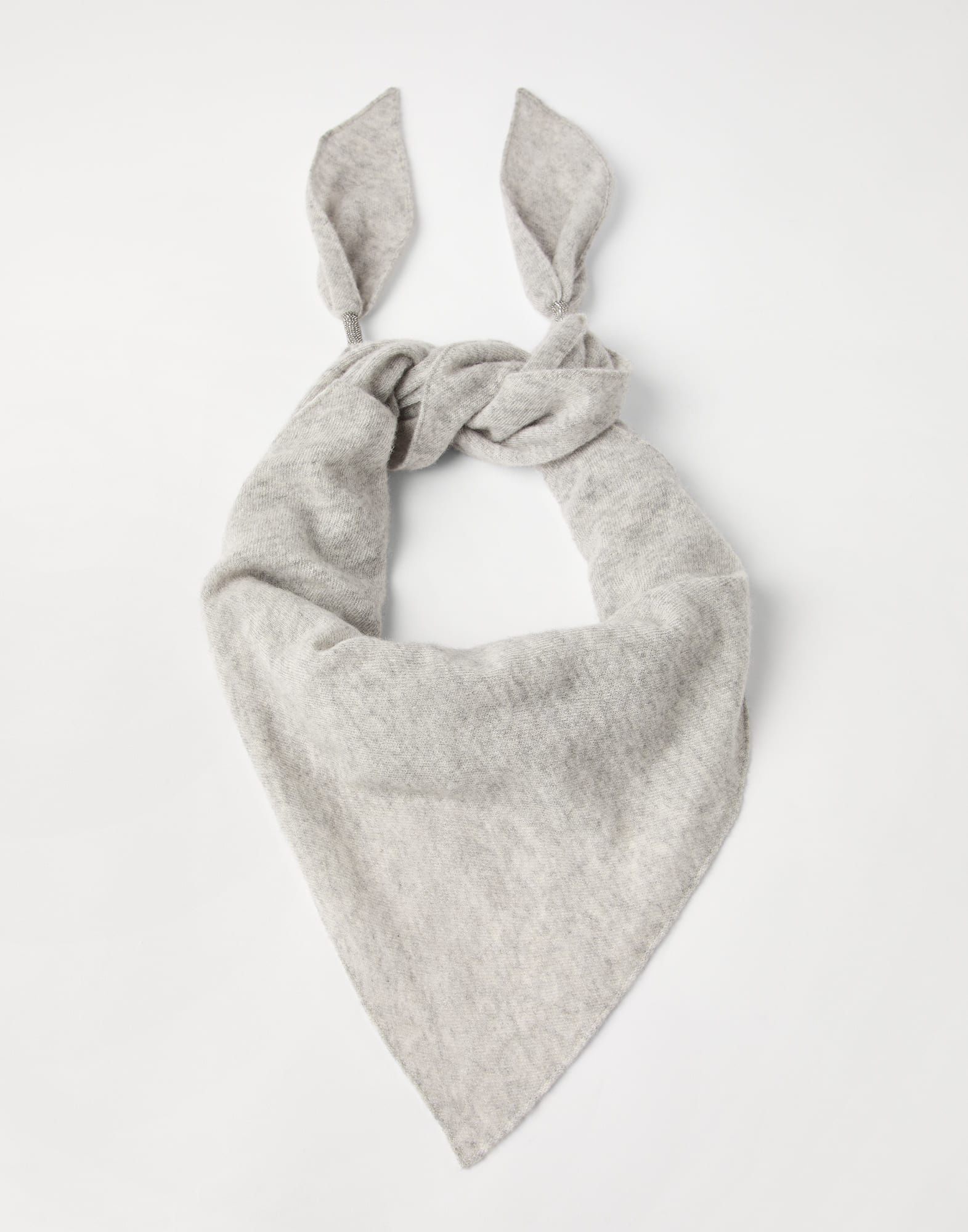 Cashmere scarf with shiny details - 1
