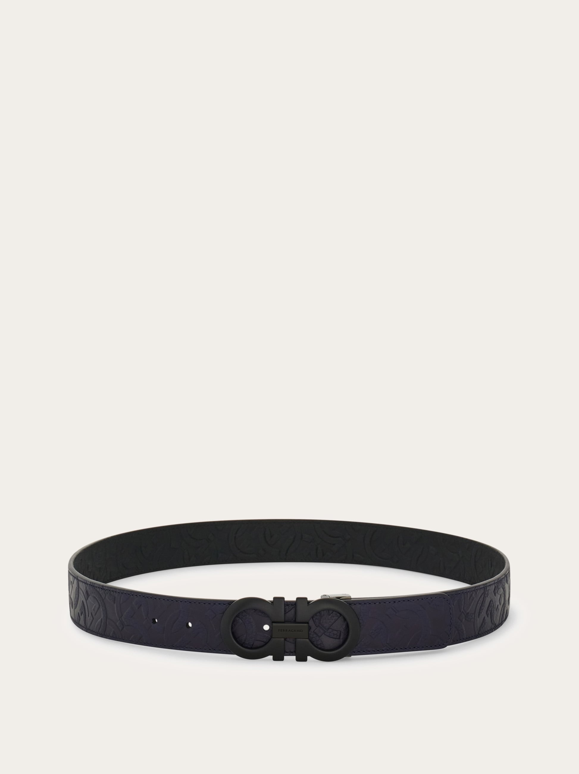 Reversible and adjustable Gancini belt - 3