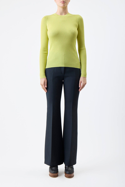 GABRIELA HEARST Browning Knit in Lime Adamite Silk Cashmere outlook