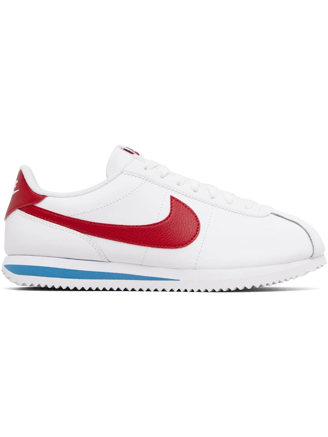 White Cortez Leather Sneakers - 1