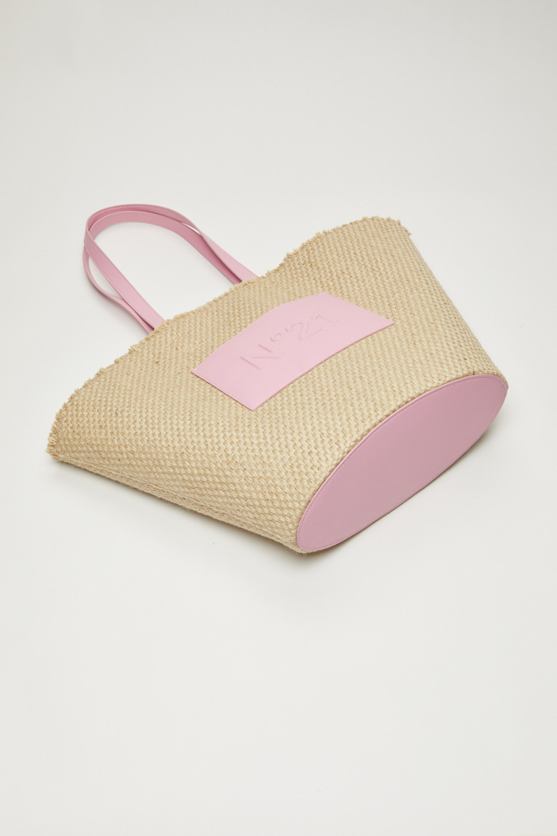 LOGO-EMBOSSED WOVEN SHOPPER 4