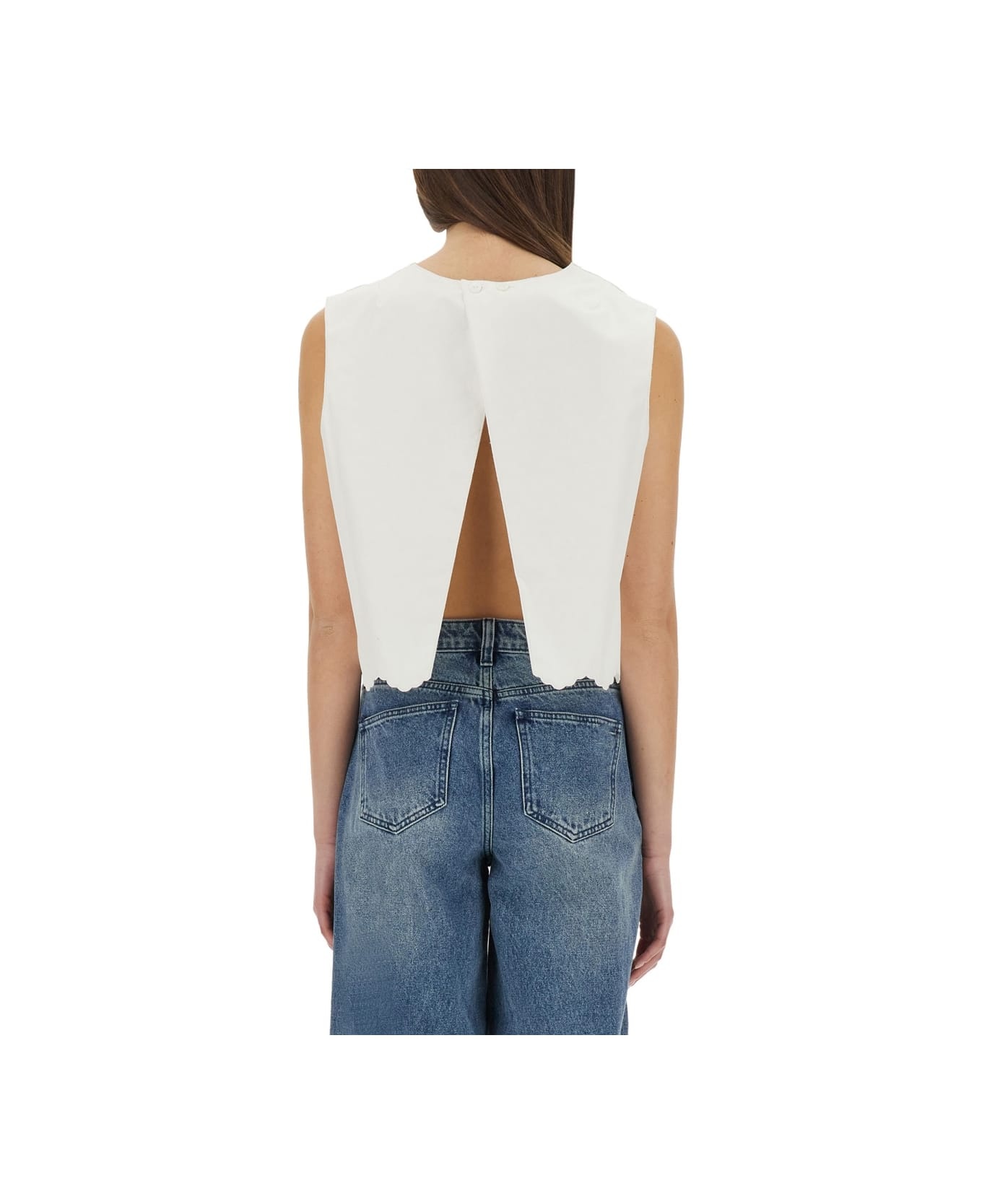 Short Poplin Top - 3