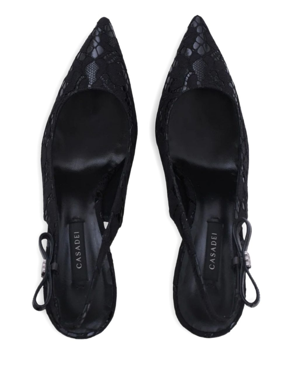 Chanel Liber Tiff lace slingback pumps - 4