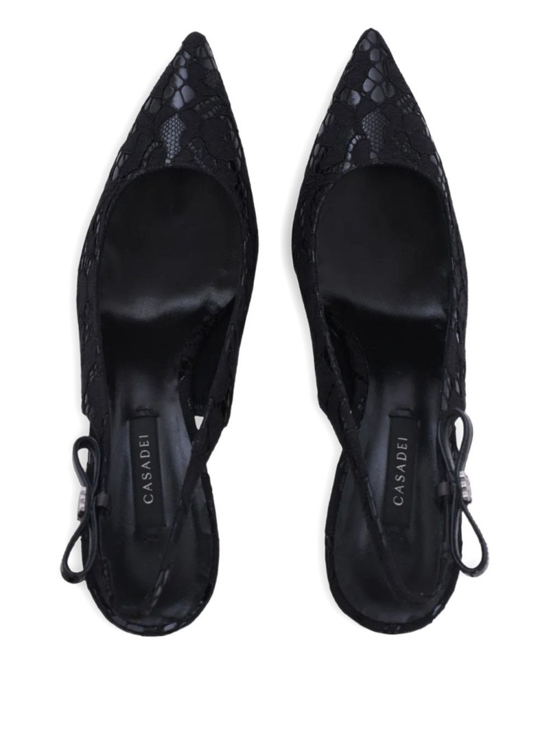 Chanel Liber Tiff lace slingback pumps 4