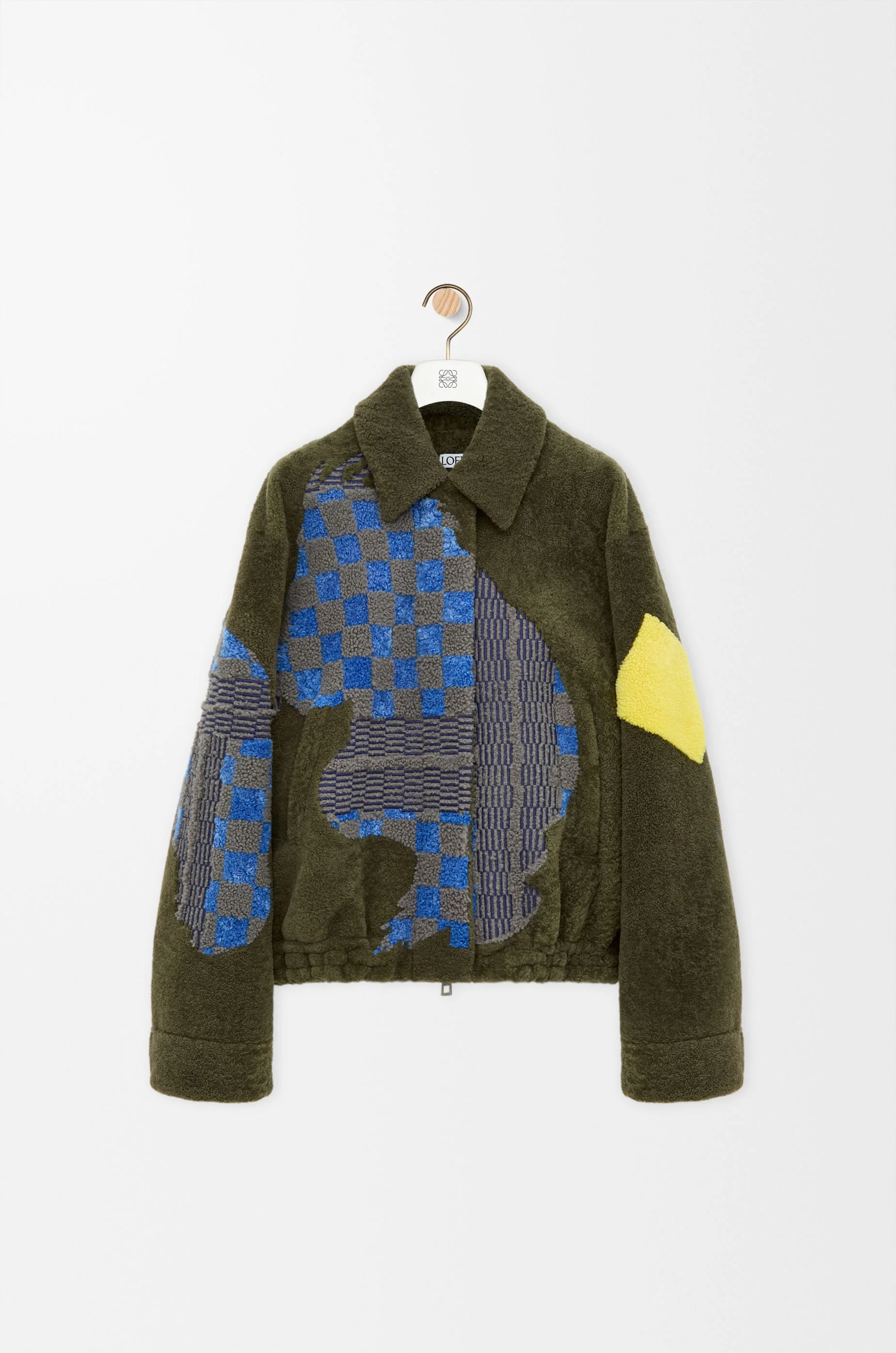 Bomber jacket in shearling - 1