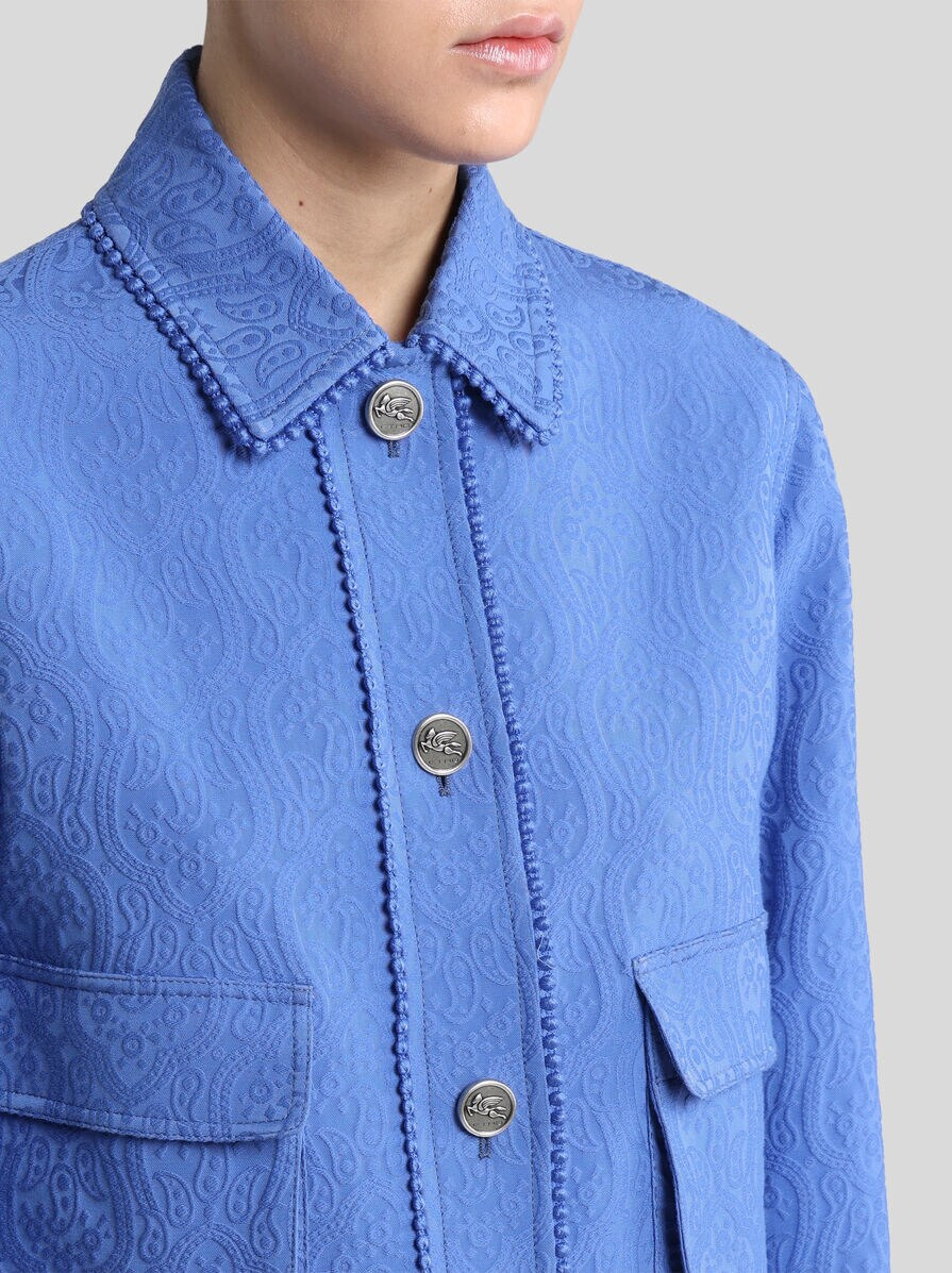 PAISLEY JACQUARD JACKET - 2