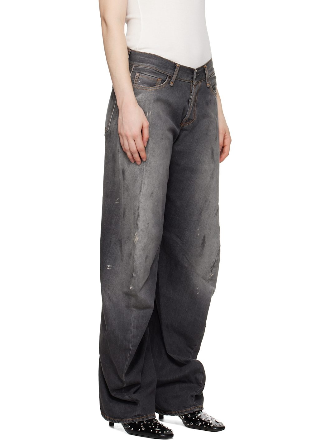 Black Loose Fit 2006F Jeans - 2