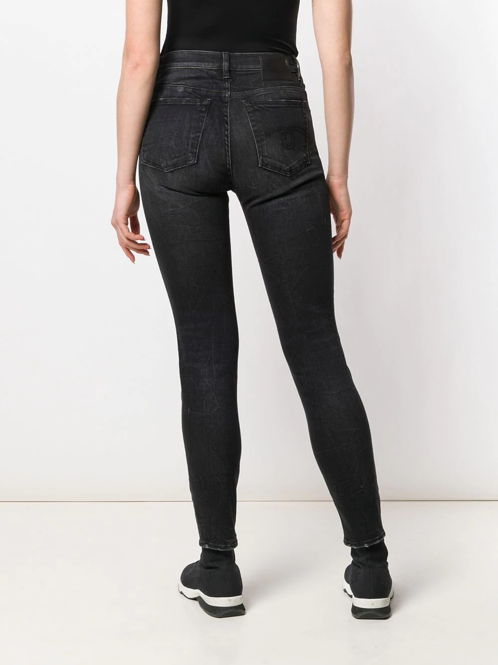 high waisted skinny jeans - 4