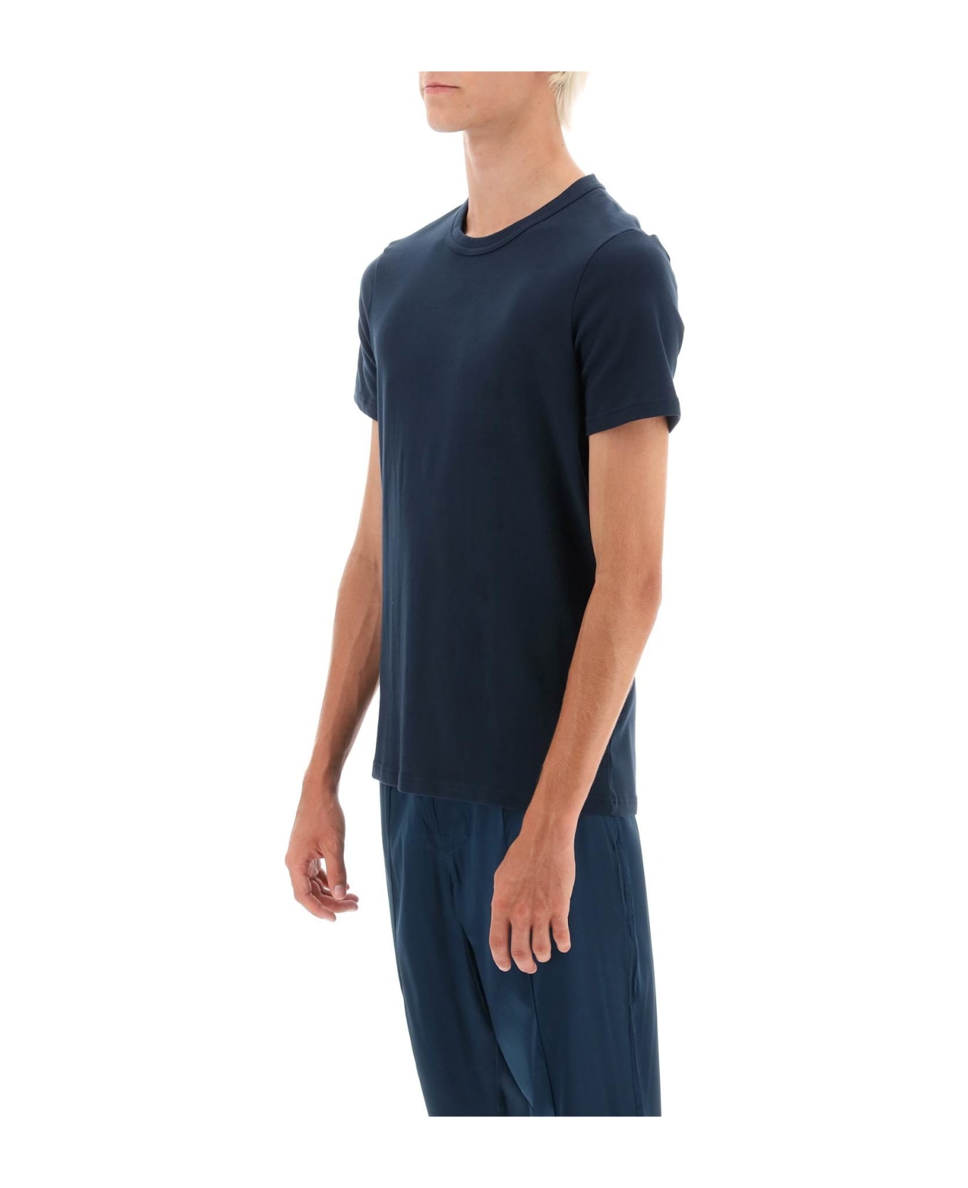 Cotton Crew-neck T-shirt - 4
