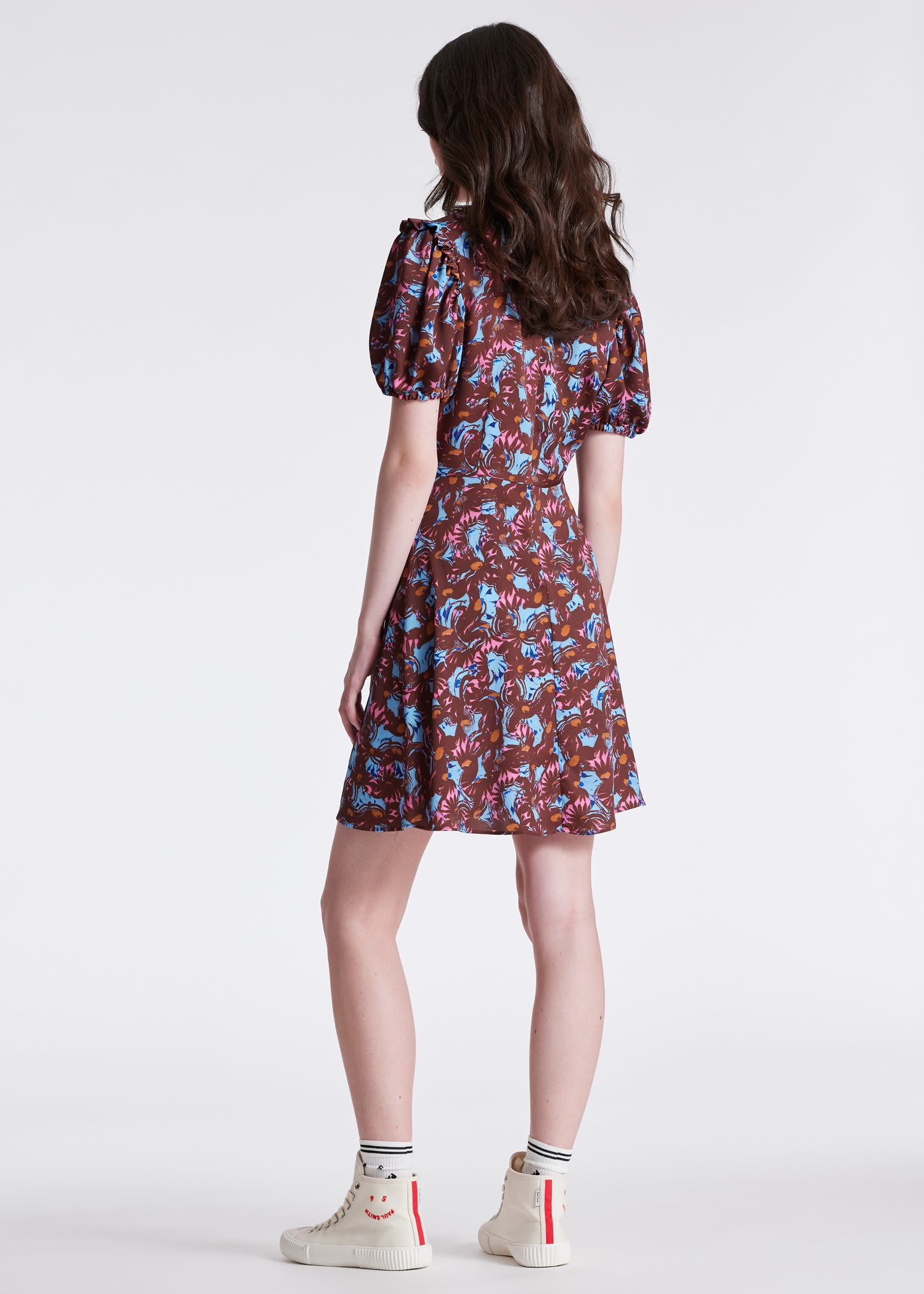 'Snow Pixie' Puff Sleeve Dress - 8