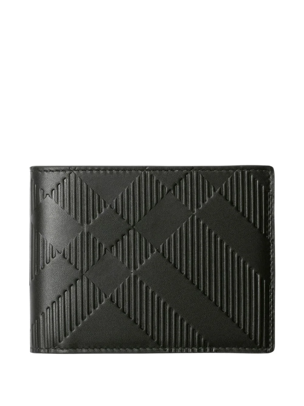 Embossed Check bi-fold wallet - 1