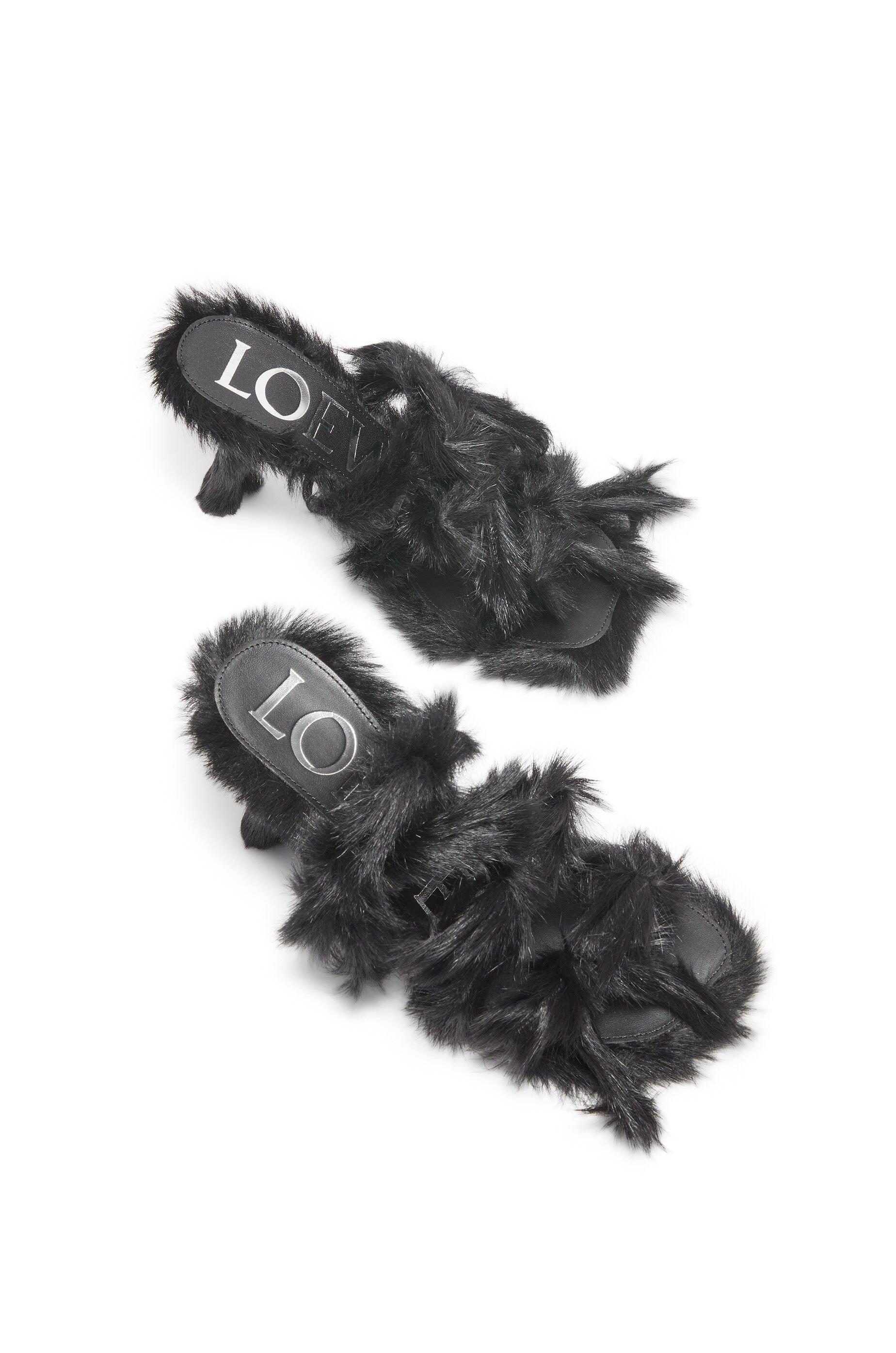 Petal sandal in hairy calfskin - 4