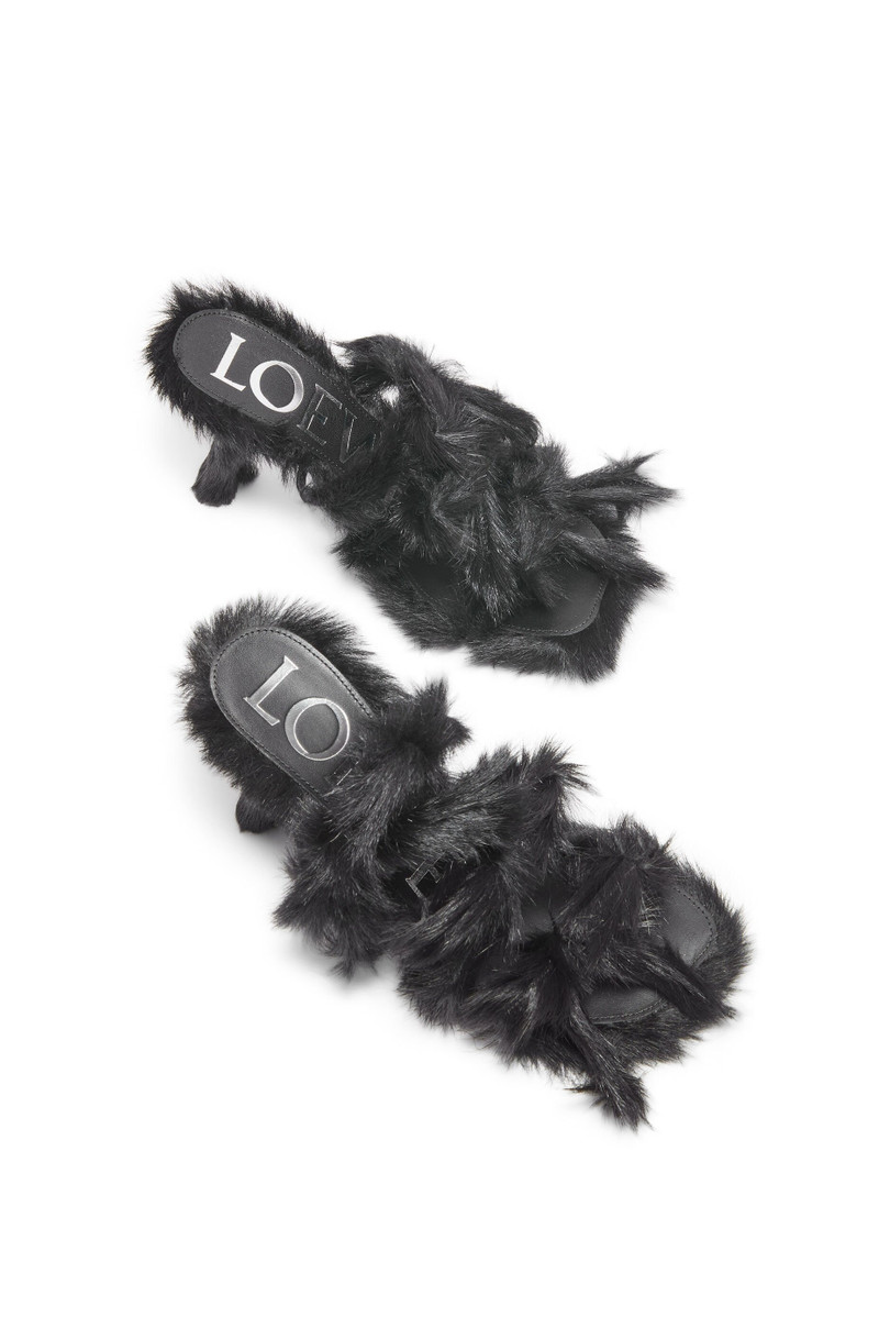 Petal sandal in hairy calfskin 4